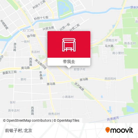 前银子村地图