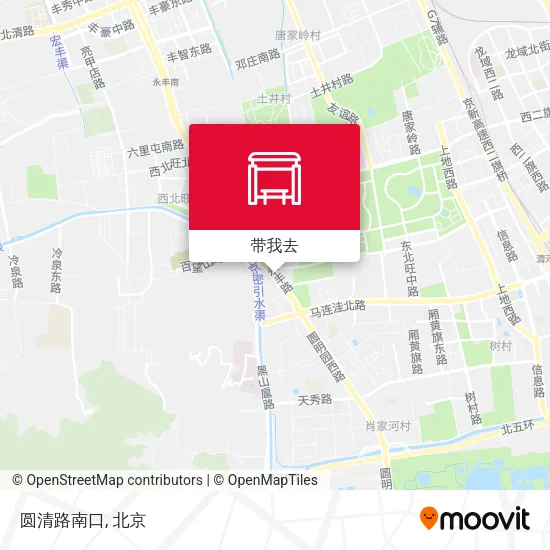圆清路南口地图