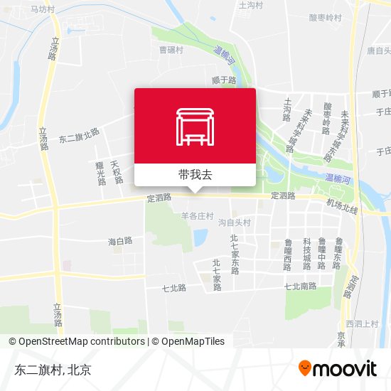 东二旗村地图