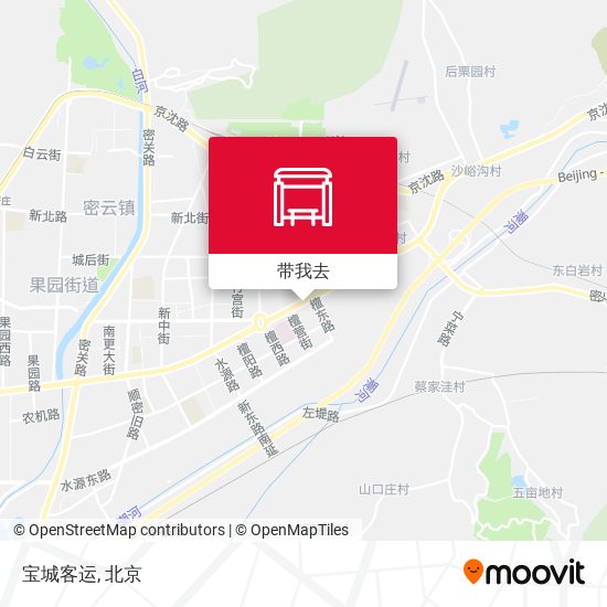 宝城客运地图