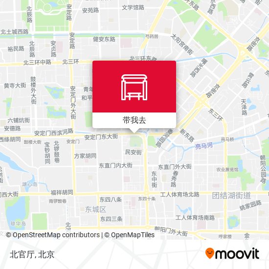 北官厅地图