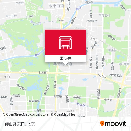 仰山路东口地图