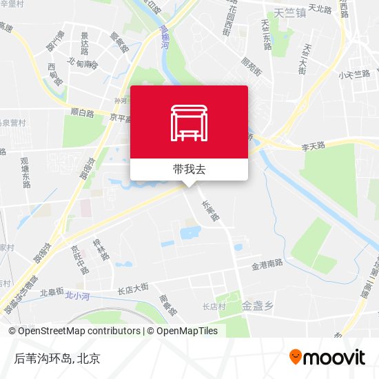 后苇沟环岛地图