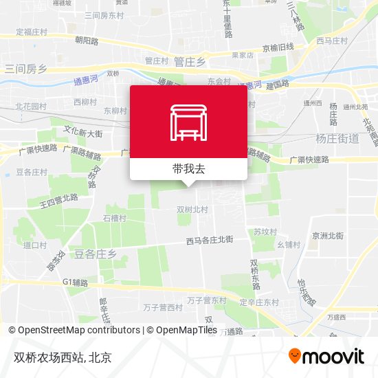 双桥农场西站地图