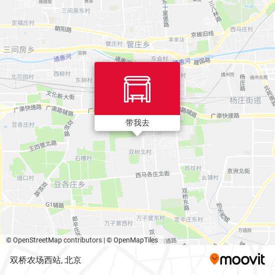 双桥农场西站地图