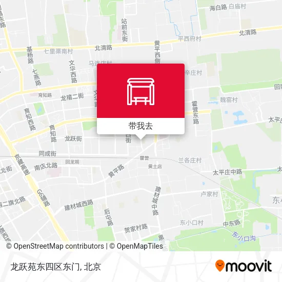 龙跃苑东四区东门地图