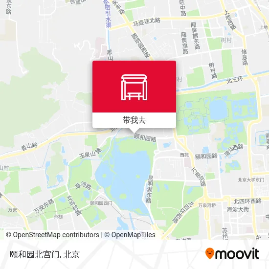颐和园北宫门地图