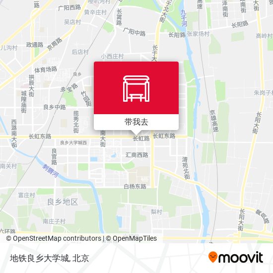 地铁良乡大学城地图