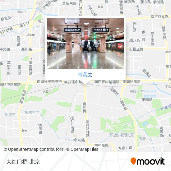 大红门桥地图