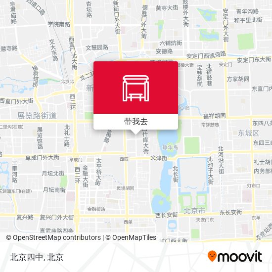 北京四中地图