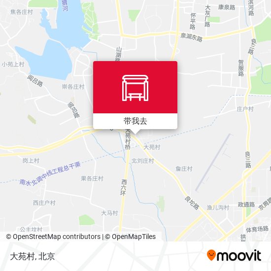 大苑村地图