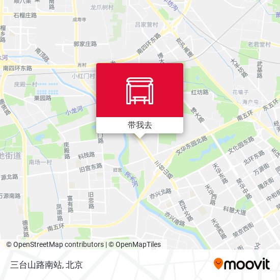 三台山路南站地图