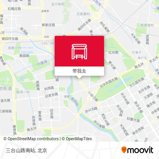 三台山路南站地图