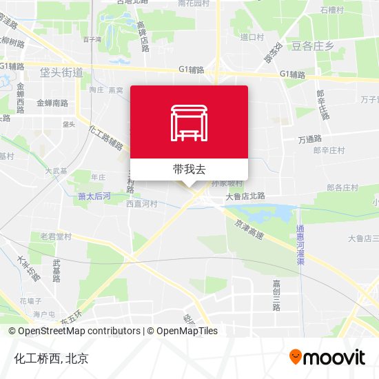 化工桥西地图