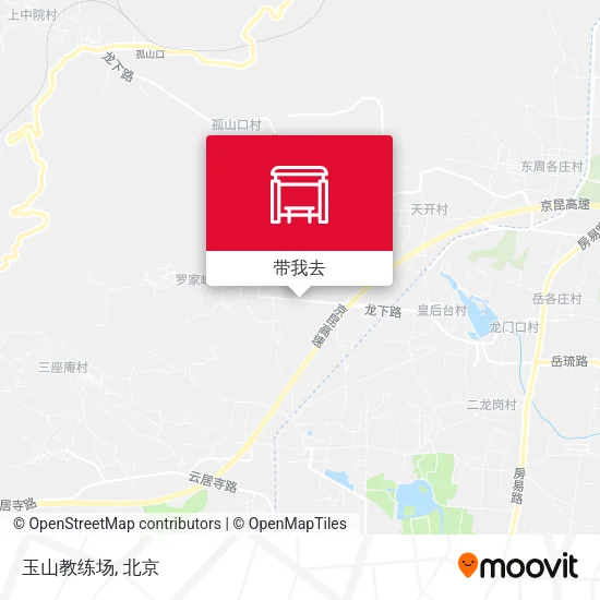 玉山教练场地图
