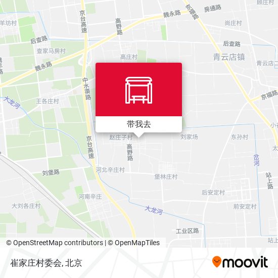 崔家庄村委会地图