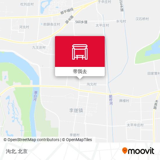 沟北地图