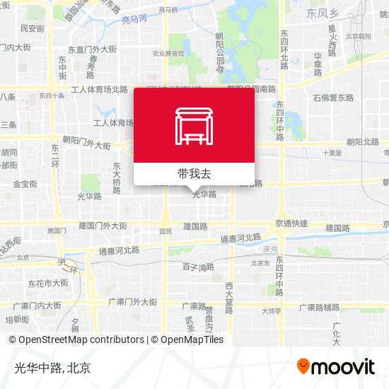 光华中路地图