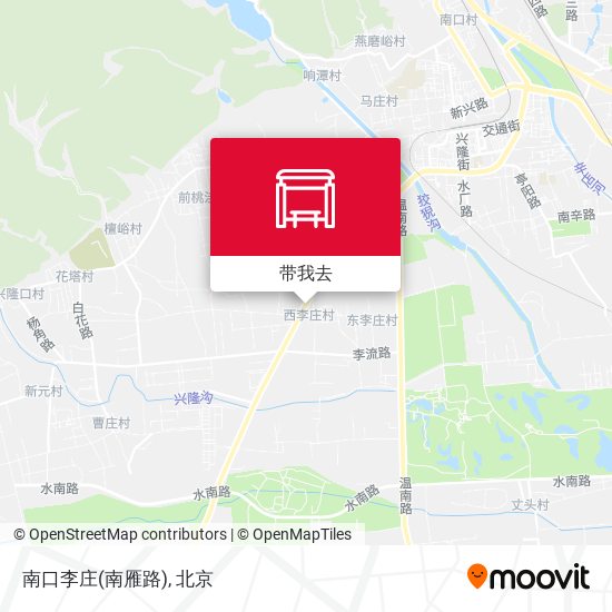 南口李庄(南雁路)地图