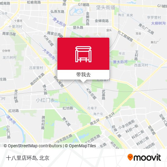 十八里店环岛地图