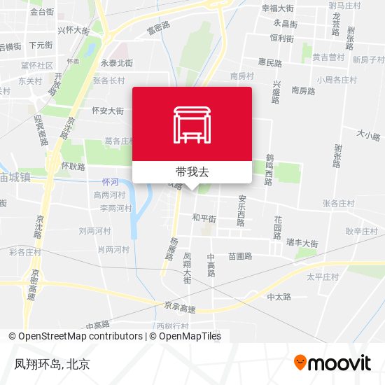 凤翔环岛地图