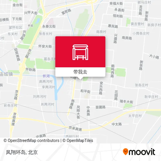 凤翔环岛地图