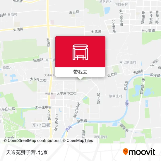 天通苑狮子营地图