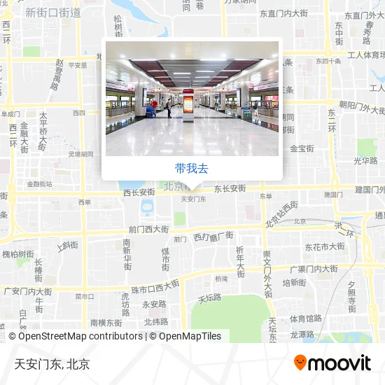 天安门东地图