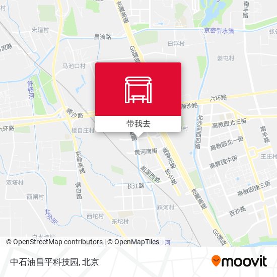 中石油昌平科技园地图