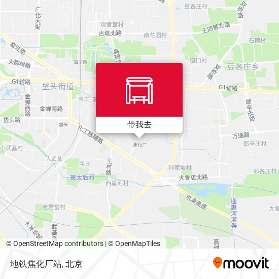 地铁焦化厂站地图