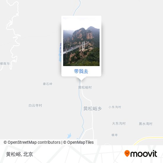 黄松峪地图