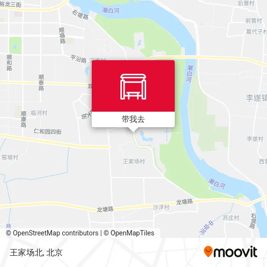 王家场北地图