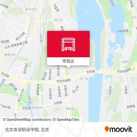 北京农业职业学院地图