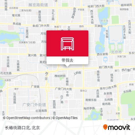 长椿街路口北地图