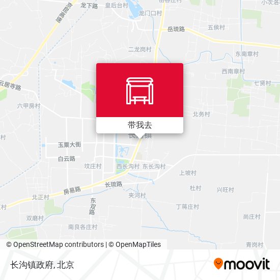 长沟镇政府地图