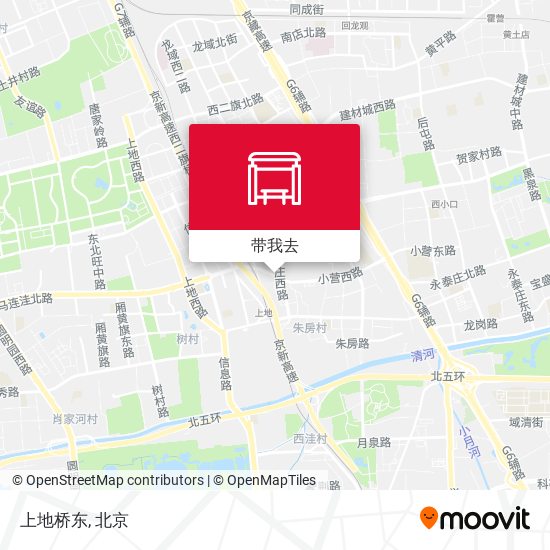 上地桥东地图
