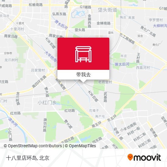 十八里店环岛地图