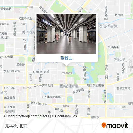 亮马桥地图