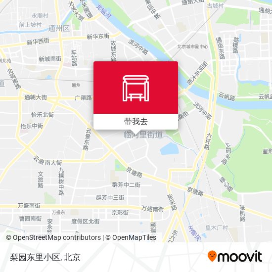 梨园东里小区地图