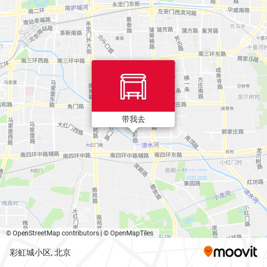 彩虹城小区地图