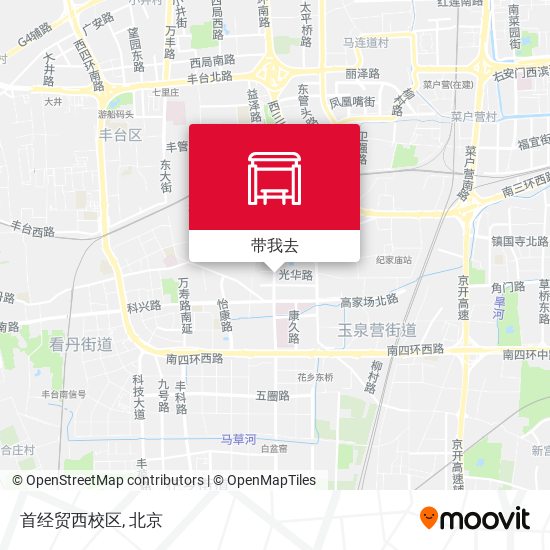首经贸西校区地图