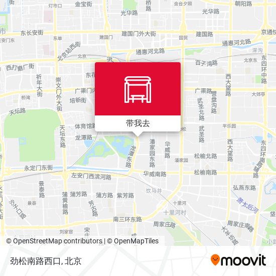劲松南路西口地图