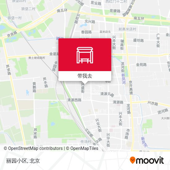 丽园小区地图