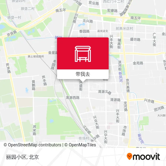 丽园小区地图