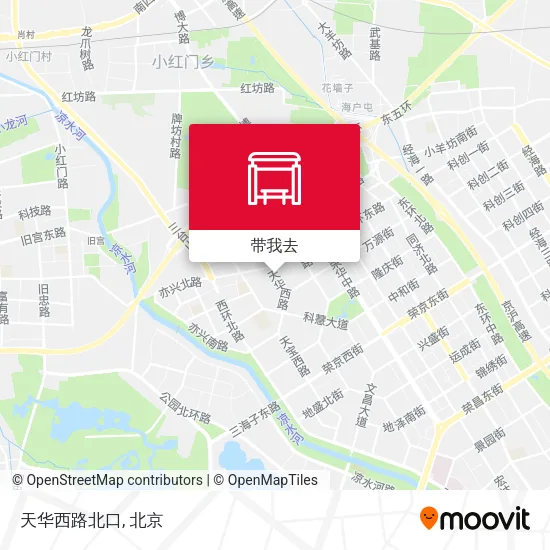 天华西路北口地图