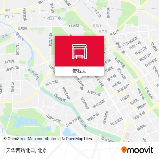 天华西路北口地图