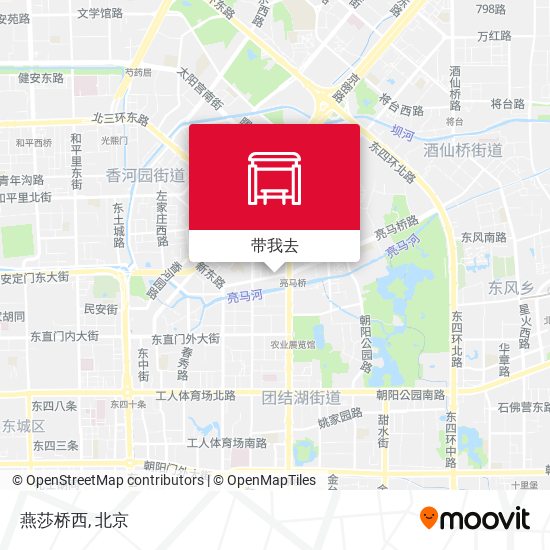 燕莎桥西地图
