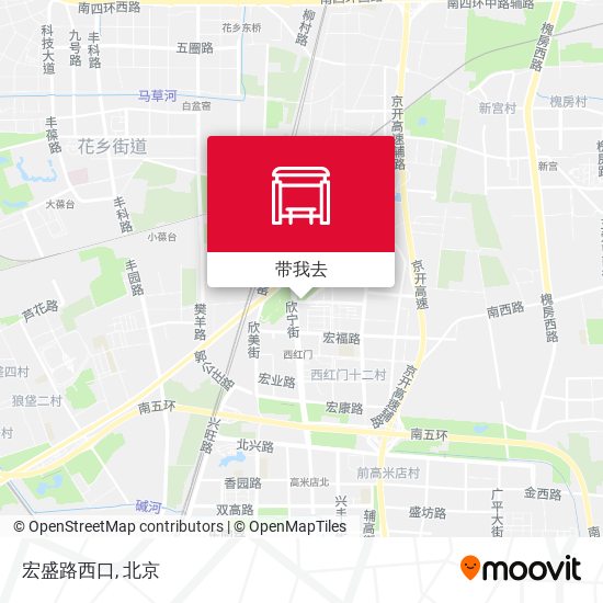 宏盛路西口地图