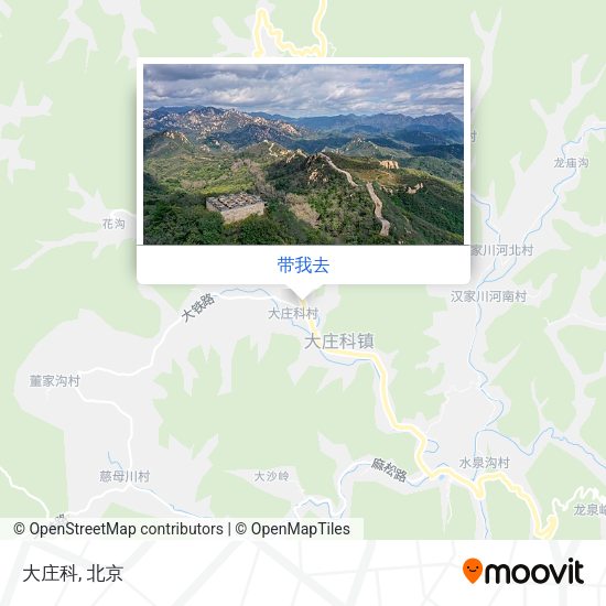 大庄科地图