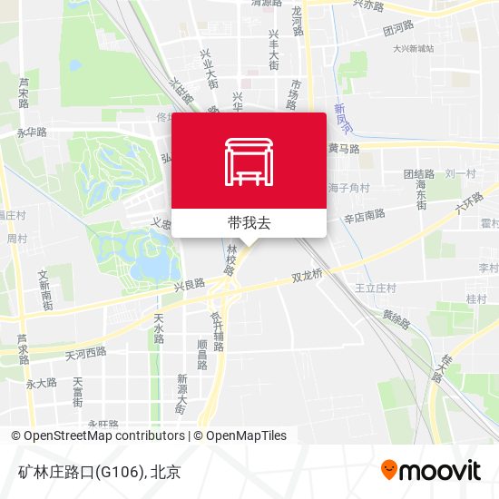 矿林庄路口(G106)地图